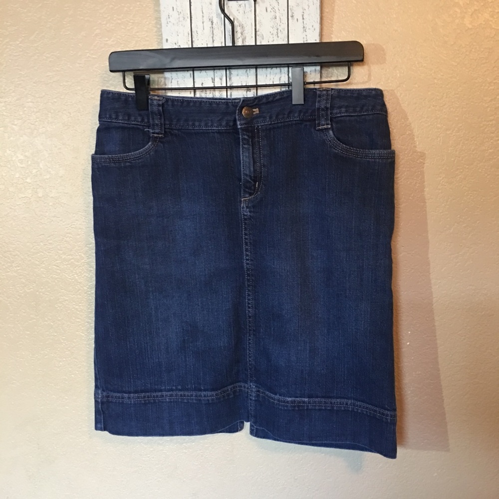 🍁 Eddie Bauer Denim Skirt